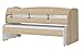 Produktbild Kinderbett / Jugendbett Benjamin 02 inkl. 2. Liegeplatz, Farbe: Buche / Creme - 90 x 200 cm (B x L)