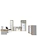 Produktbild Mirjan24  Jugendzimmer-Set Arsen II, 6-tlg. Komplett, Drehtürenschrank, Schrank, Kommode, Schreibtisch, Wandregal, Couchtisch (Andersen Kiefer/Eiche Hell)