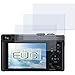 Produktbild 3 x Displayschutzfolie matt/entspiegelnd für Panasonic Lumix DMC-TZ81
