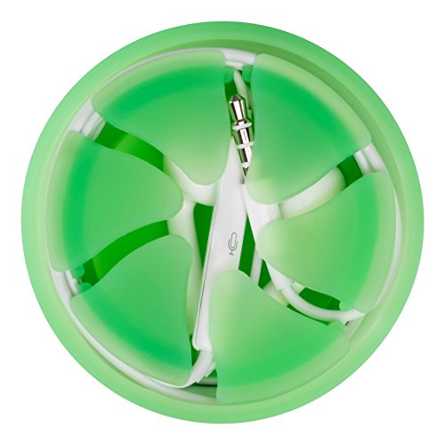 Digital Innovations Nest XL - Cable USB sin enredos y Cargador de teléfono, Organizador para Auriculares y Auriculares, Sistema de Almacenamiento Compacto y Duradero, Color Verde Original Verde