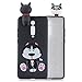 Produktbild Ulife Mall Kompatibel Mit Xiaomi Redmi K20 / K20 Pro/Xiaomi Mi 9T Hülle, Soft Silikon Handyhülle mit 3D Muster Ultra Dünn Weiche TPU Gummi Bumper Case Kratzfest Stoßfest Schutzhülle - Hund/Schwarz