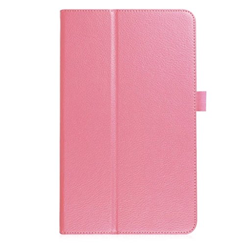 Samsung Galaxy Tab A 10.1″ Hülle, COLJOY Kunstlederhülle Tasche Zeitlosen Stil Etui Schutzhülle mit Standfunktion für Samsung Galaxy Tab A 10.1″ SM-T580 T585 – Rosa - 3