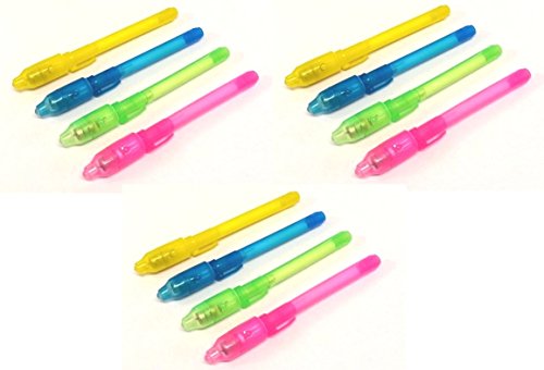 UV- Geheimstift Geheimstifte 12 Stück (12), exclusiv hergestellt für hillfield®
