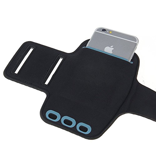 eTEKNIC iPhone 6 / 6s / 7 / 8 Armband iPhone 7 Running Armband , Sport Armband for iPhone 8 Adjustable Holder for Sports, Running, Jogging, Workout, Walking, Exercise, Fitness, Gym Protective Case [EXTENDER STRAP INCLUDED] [4.7 Inch]