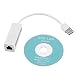 USB 2.0 to fast Ethernet 10/100 RJ45 Network LAN Adapter Card White RS.310.00