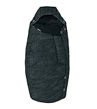 Bébé Confort Chancelière pour Poussette, Garde Bébé au Chaud, Compatible avec les Poussettes Bébé Confort, Nomad Black