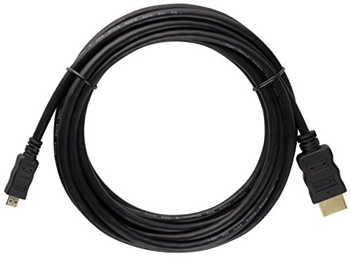 mumbi Micro HDMI Kabel 1080p – vergoldete Kontakte – HDMI Mikro Type D High Speed Kabel HDMI 1.4 / Verbindungskabel 3 Meter - 3