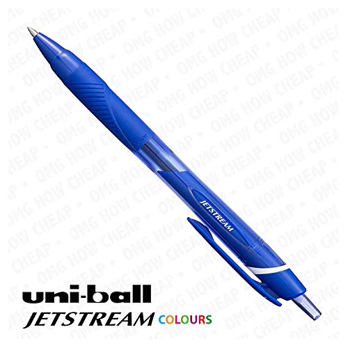 UniPatch Jetstream Couleurs - rétractable 0,7 mm Rollers - Bleu Lot de 10