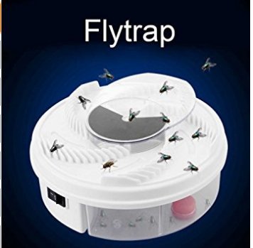 Preisvergleich Produktbild Edeyam Automatische elektrische Fliegenfänger-Fliegen-Fallen Fliegen-Fischen-Ausrüstung mit Köder Nahrung und USB-Kabel-Insektenschutz-Insektenfalle Moskito-Moskito-Wanzen für Hauptküche-Restaurant