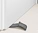 REER Door Stop with Rubber Buffers in Black