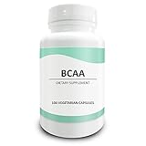 Pure Science BCAAs 1000mg - High Quality BCAA Powder in vegan capsules - Natural Alternative to tablets - BCAA Supplement for Workout, Energy & Muscle Recovery - 100 Vegetarian Capsules