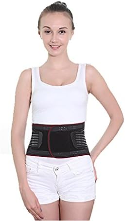 GxNI Back Support Belt Medical Adjustable Lumbar Brace / Lower Back Belt Pain Relief Comfortably Breathable Spinal Stenosis | Self-Heating Warm Breathable Support Decompression , L