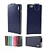 Produktbild Quality Iphone 6 Ultra-Soft Genuine Navy Blue Leather Flip Case Cover with Two Card Slot for Apple Iphone 6 by G4GADGET®