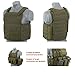 Produktbild Airsoft Softair MOLLE Plate Carrier Tactical Vest Armour OD - TOP Fly Gear 5161V
