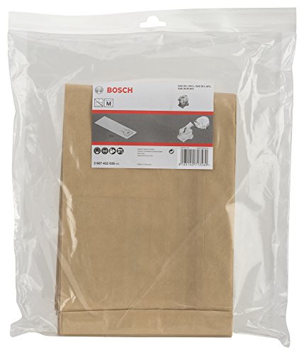 BOSCH Papierfilterbeutel, passend zu GAS 35 L AFC/SFC und, GAS 35 M AFC, 2607432035 - 2