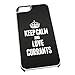 Produktbild Weiß Schutzhülle für iPhone 5/5S 1026 schwarz Keep Calm und Love Johannisbeeren