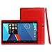 Price comparison product image TAOtTAO 7Inch Google Android 4.4 Duad Core Tablet PC 1GB + 8GB Dual Camera Wifi Bluetoot (Red)