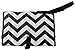 Boo Moi - Baby Changing Mat and Mini Bag - Nappy Changing Station - Travel Mat - Mini Bag. Black and White Chevron Design. Lightweight, Waterproof and Durable. Wipe Clean, Cushioned Changing Pad. Wide Padded Change Pad