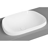 VitrA Frame 5653B403-0016 Tezgah &Uuml;st&uuml; TV Lavabo, VitrA Clean, 57 cm, Beyaz