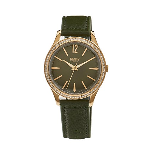 Henry London Unisex-Armbanduhr Chiswick Analog Quarz Leder HL39-SS-0104 Henry London Unisex-Armbanduhr Chiswick Analog Quarz Leder HL39-SS-0104