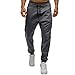 Produktbild Ba Zha HEI Männer Herbst Winter Casual Tether Elastic Design Hosen Jogger Chino Sweatpants Sporthose Jogging Baggy Jogginghose Slim Chino-Hose Stoffhose Hochwertiger Trainingshose (Grau, M)