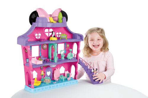 FISHER PRICE DISNEY MINNIE MOUSE MAGICAL BOW SWEET HOME DOLLS HOUSE FIGURES TOY GIRLS KIDS CHILDRENS PLAY SET
