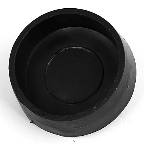 8 Stück 40mm Durchm. Gummi Waschbecken Abfluss Müll Abfluss Stöpsel Schwarz - 2