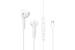 MAS CARNEY Auriculares USB c TH9, Cuffie con Filo Tipo c con Mic, cuffie Type c para iPhone 15 16 17 iPad, Samsung Galaxy S25 S24 S23 A55 A53, Pixel, Xiaomi, Honor, OPPO Vivo