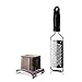 Produktbild Microplane Reiben Gourmet Serie 45000 - Set Küchenreibe Sternenklinge superfein + Fingerschutz - Soft Touch Griff schwarz - 45009+