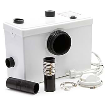 WilTec 3/1 Hebeanlage Abwasserpumpe Pumpe Kleinhebeanlage Fäkalien WC