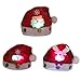 Produktbild Dihope Erwachsene Kinder 1/3er Set LED Licht Weihnachtsmütze Weihnachtsmann Rentier Schneemann mit Bommel Kappe Glänzende Weihnachtshut