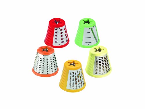 Moulinex DJ756G Fresh Express Plus / Elektrisches Schnitzelwerk (Zerkleinerer) / 5 Trommelaufsätze / 200 Watt - 2