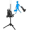 SONLED Portable Badminton Shuttlecock Launcher Machine, Automatic Badminton Serve Machine, for Free Adjust Badminton Serve Training, Training Equipment for Players & Coaches
