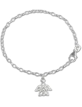 SilberDream Kinder Armband Engel Zirkonia weiß 925 Sterling Silber SDA029W