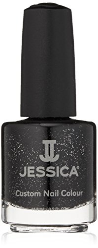 JESSICACustom Colour Nail Polish | Award-Winning Polish | Strengthening Nail Polish, Long Lasting Nail Varnish | Chip-Resistant & Hard-Wearing for Salon-Quality Finish | Black Ice | 14.8ml