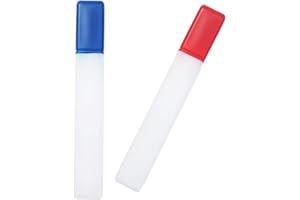 Tenlacum Contenitori grandi in plastica trasparente per ferri da maglia, 41 cm, 2 pezzi