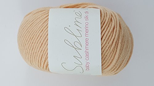 Sublime Kaschmir Merino Seide DK: 437 Butter Creme Strickwolle Garn Cashmerino