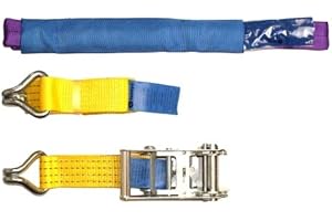 TENSYS® - Professional Wheel Straps for Car Transporter, Recovery Vehicle, Trailer (1)