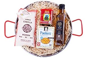 Garcima Paella 30 cm Olive Oil, Rice and Spices. Perfect for Christmas or Birthday