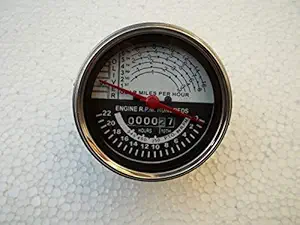 Oliver Tractor Tachometer Super 55 UP to SN 46000 Gas Diesel FACE White