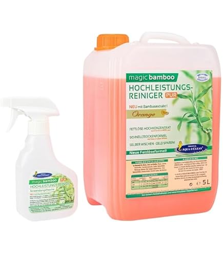 AQUA CLEAN Magic Bamboo Hochleistungsreiniger 5l Hochkonzentrat  (Sommerbrise) : Amazon.de: Drogerie & Krperpflege