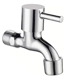 Drizzle FloraMini Bib Cock Bathroom Tap With Foam Flow Brass Chrome Plated (standard size)