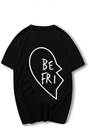 Best Friends T Shirts Women Vegan Tumblr Funny Unicorn Tee Tops Plus Size Ladies (L, Black BE)