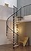 Produktbild Spindeltreppe / Raumspartreppe / Wendeltreppe Sidney effect schwarz DM 120 cm
