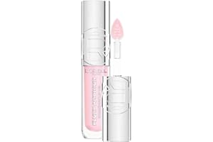 L'OREAL PARIS L'Oréal Paris - Gloss Hyaluron Lip Oil - Lèvres Hydratées et Repulpées Instantanément - Enrichi en Acide Hyaluronique - Plump Ambition - Teinte : Cristal Clear