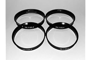 Centradores 4 LLANTA 66.1-63.4 Aros para Llantas Originales Renault Dacia Nissan en Ford Jaguar Land Rover Freelander II Mazda 2 Y 121 Peugeot 407 Volvo