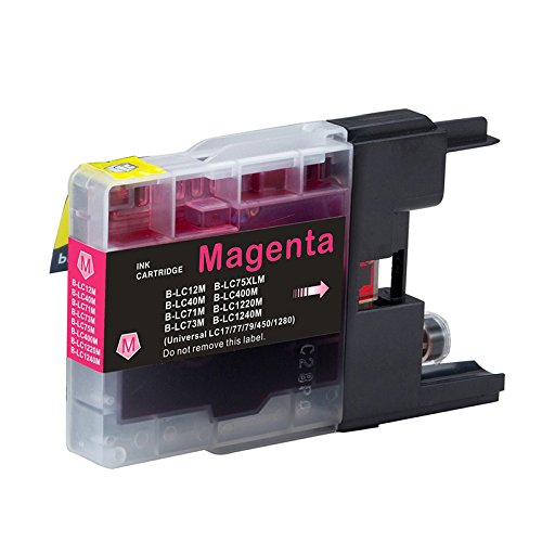 LCL(TM) LC1220 LC1240 LC1240BK LC1240C LC1240M LC1240Y (4-Stück Schwarz Cyan Magenta Gelb)Tintenpatrone Kompatibel für Brother MFC-J6910CDW - 2