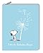 Produktbild Peanuts Notizbuch mit Reißverschluss - Lass die Gedanken fliegen (monbijou)