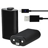 Xbox One Controller Battery Pack, Xbox One S Rechargeable Charge and Play Twin B