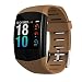 Produktbild Lindahaot Herzfrequenz-Blutdruck-Passometer Langlebige IP67 Wasserdicht Smart Watch Armband 1.3" Touch Screen Kaffee (Umschnalldildo) 44 * 32 * 10.6mm